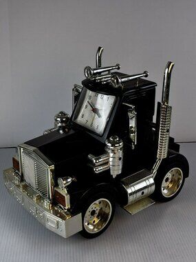 VTG American Time 1990's Analog Big Rig Semi Alarm Clock As is